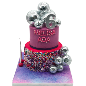 Disko Toplu Doğum Günü Pastası